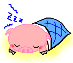 Agoo and Friends of pig sticker #4712822