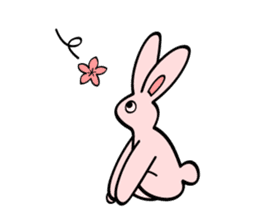 japanese kawaii rabbit sticker sticker #4714000