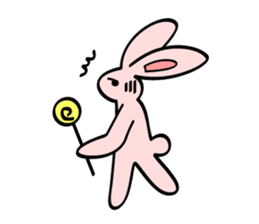 japanese kawaii rabbit sticker sticker #4714001