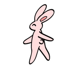 japanese kawaii rabbit sticker sticker #4714005