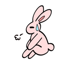 japanese kawaii rabbit sticker sticker #4714015