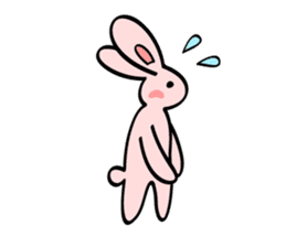 japanese kawaii rabbit sticker sticker #4714020