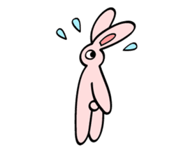 japanese kawaii rabbit sticker sticker #4714022