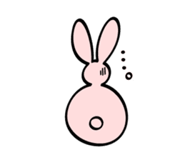 japanese kawaii rabbit sticker sticker #4714026