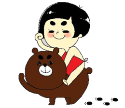 girl Sticker 1 sticker #4714956