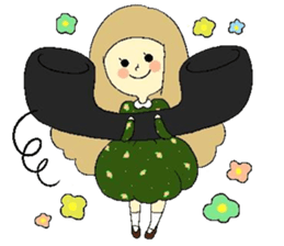 girl Sticker 1 sticker #4714980