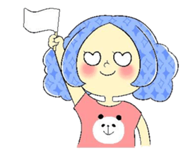 girl Sticker 1 sticker #4714981