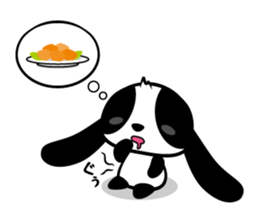 Panda Rabbit Sticker Cookie-chan 2 sticker #4715017