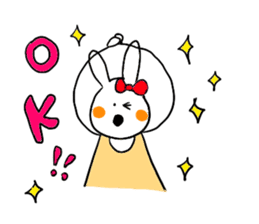 Mii of a rabbit sticker #4715286