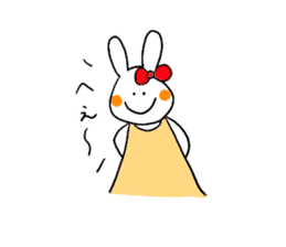 Mii of a rabbit sticker #4715288