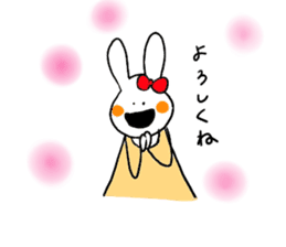 Mii of a rabbit sticker #4715293