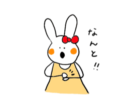 Mii of a rabbit sticker #4715294