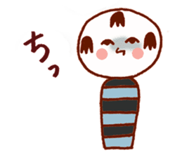 Japanese dolls KOKESHI! sticker #4716240