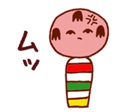 Japanese dolls KOKESHI! sticker #4716245