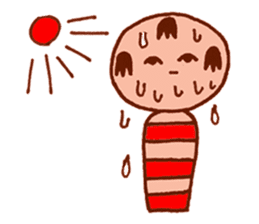 Japanese dolls KOKESHI! sticker #4716251