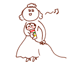 Japanese dolls  KOKESHI! sticker #4716266