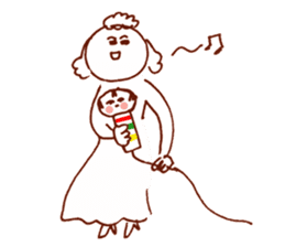 Japanese dolls KOKESHI! sticker #4716266