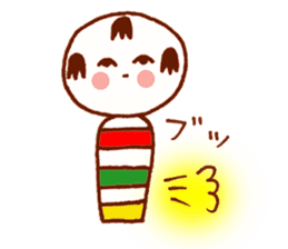 Japanese dolls  KOKESHI! sticker #4716269