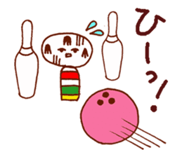 Japanese dolls  KOKESHI! sticker #4716270