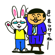 Genius rabbit enopi-&Mr.BigBamboo sticker #4716312