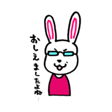 Genius rabbit enopi-&Mr.BigBamboo sticker #4716323