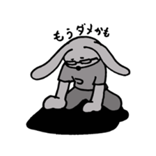 Genius rabbit enopi-&Mr.BigBamboo sticker #4716331