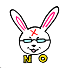 Genius rabbit enopi-&Mr.BigBamboo sticker #4716339