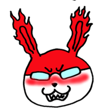 Genius rabbit enopi-&Mr.BigBamboo sticker #4716343