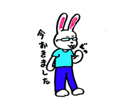Genius rabbit enopi-&Mr.BigBamboo sticker #4716345