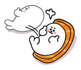 Such an adorable Sushi Seal! sticker #4716355