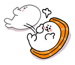 Such an adorable Sushi Seal! sticker #4716355