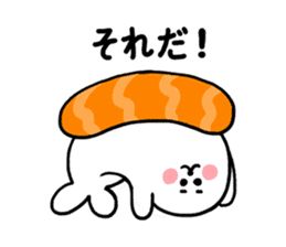 Such an adorable Sushi Seal! sticker #4716356