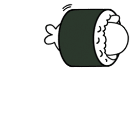 Such an adorable Sushi Seal! sticker #4716376