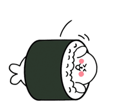 Such an adorable Sushi Seal! sticker #4716377