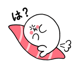 Such an adorable Sushi Seal! sticker #4716383