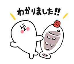 Such an adorable Sushi Seal! sticker #4716386
