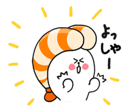 Such an adorable Sushi Seal! sticker #4716387