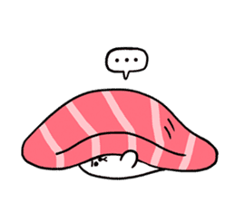Such an adorable Sushi Seal! sticker #4716388