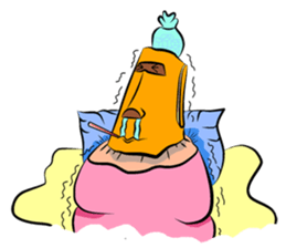 Modern Moai sticker #4716765