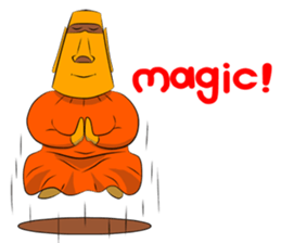 Modern Moai sticker #4716772