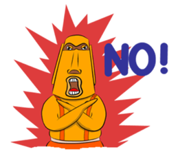 Modern Moai sticker #4716773