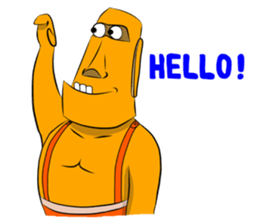 Modern Moai sticker #4716785