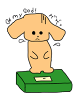 cute  dog life  Sticker sticker #4716926