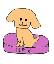 cute  dog life  Sticker sticker #4716936