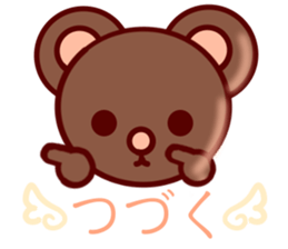Bear chocolate.2 sticker #4717268