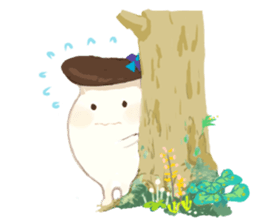 Delicious mushroom stamp sticker #4717717