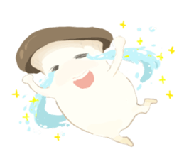 Delicious mushroom stamp sticker #4717720