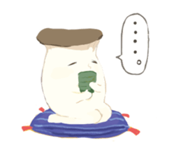 Delicious mushroom stamp sticker #4717730