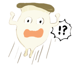 Delicious mushroom stamp sticker #4717736