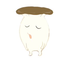 Delicious mushroom stamp sticker #4717738